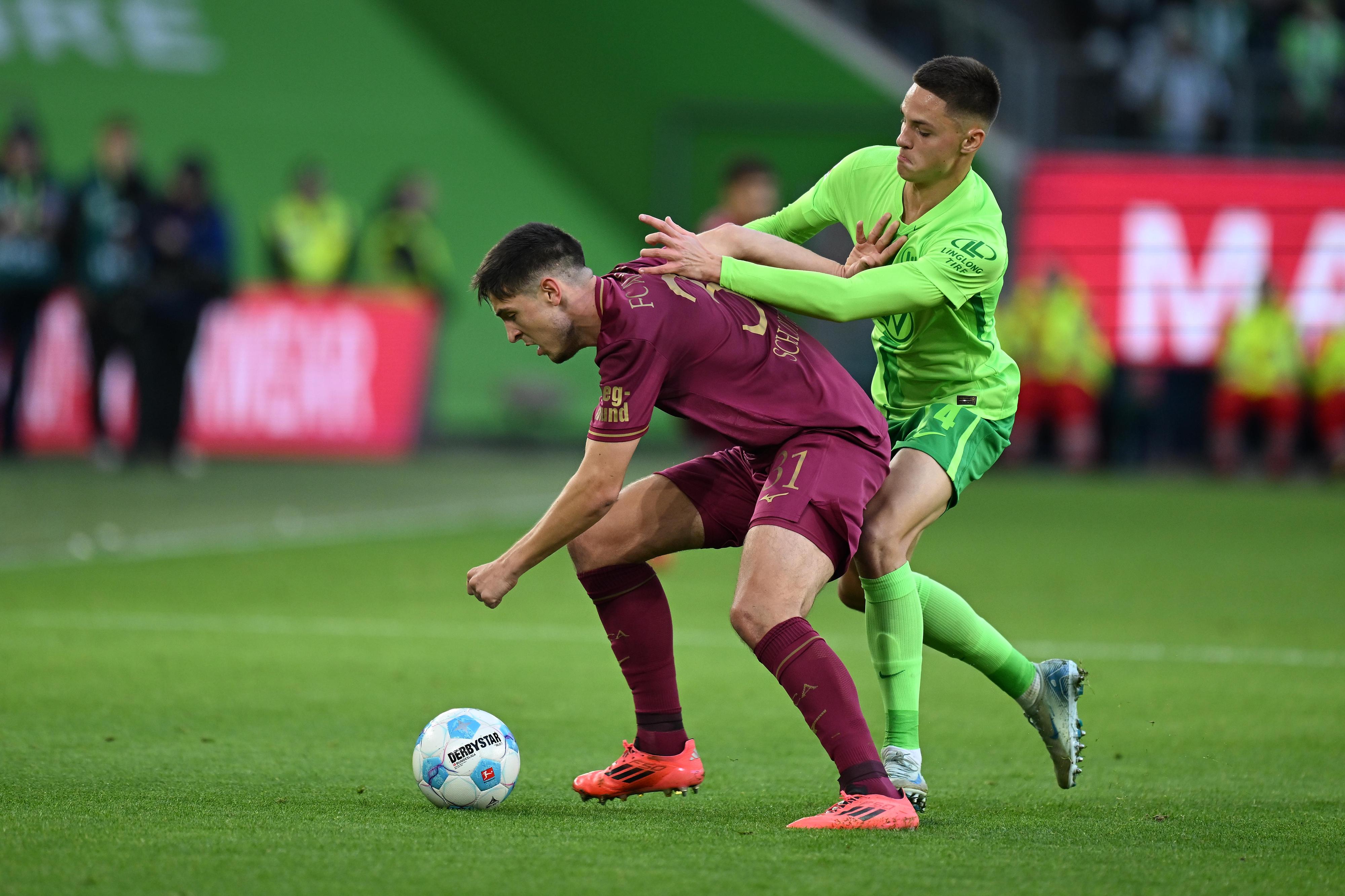 Spielszene VfL Wolfsburg - FC Augsburg