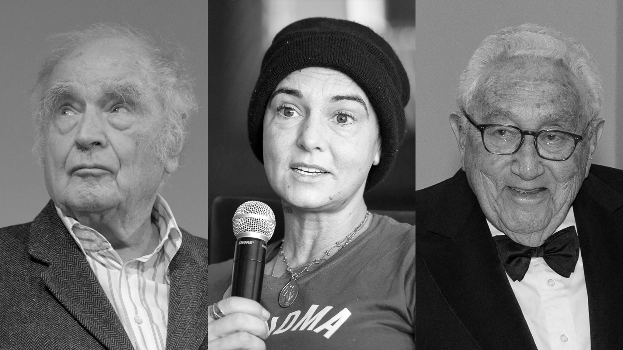 Martin Walser, Sinead O'Connor, Henry Kissinger