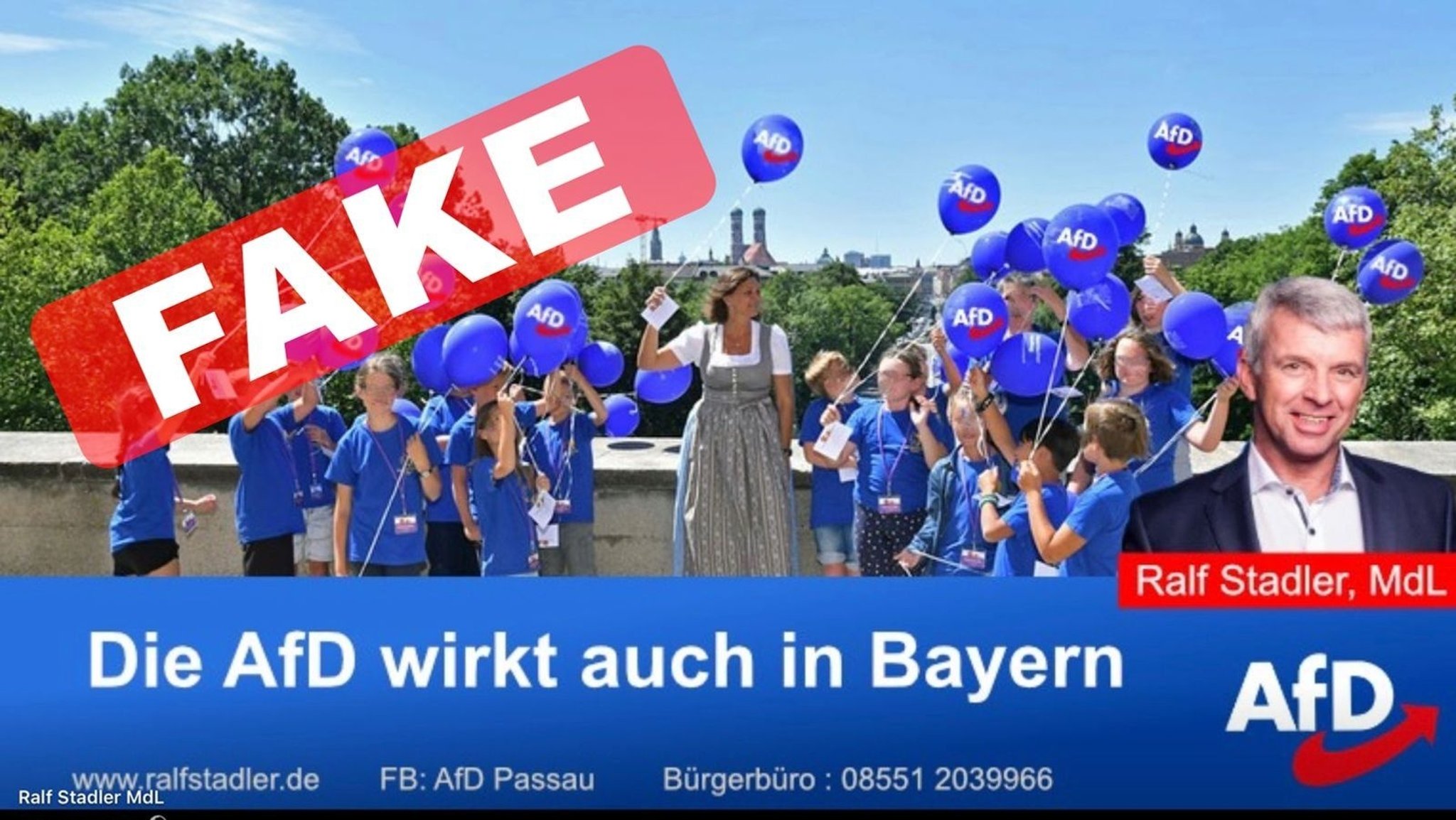 Landtagspräsidentin Ilse Aigner hat Strafantrag gegen den AfD-Abgeordneten Ralf Stadler gestellt. Anlass ist ein inzwischen gelöschter Facebook-Beitrag, in dem ein verfälschtes Foto zu sehen ist. Aigner sieht darin eine erhebliche Rechtsverletzung.