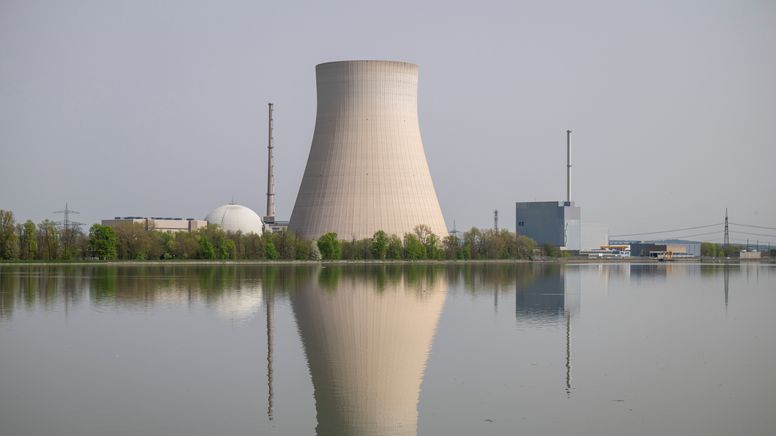 Das stillgelegte Kernkraftwerk Isar 2 (Anfang April 2024) | Bild:picture alliance/dpa | Peter Kneffel