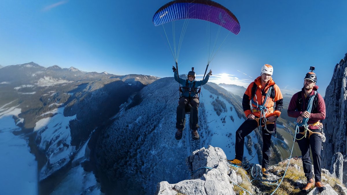 Acroflieger und Alpinisten: Extremsport für Kick und Klicks