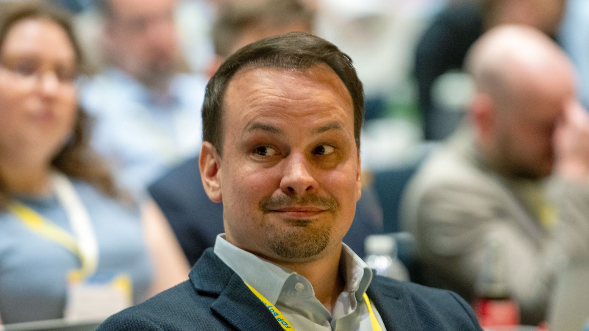 Matthias Fischbach beim Landesparteitag der FDP Bayern