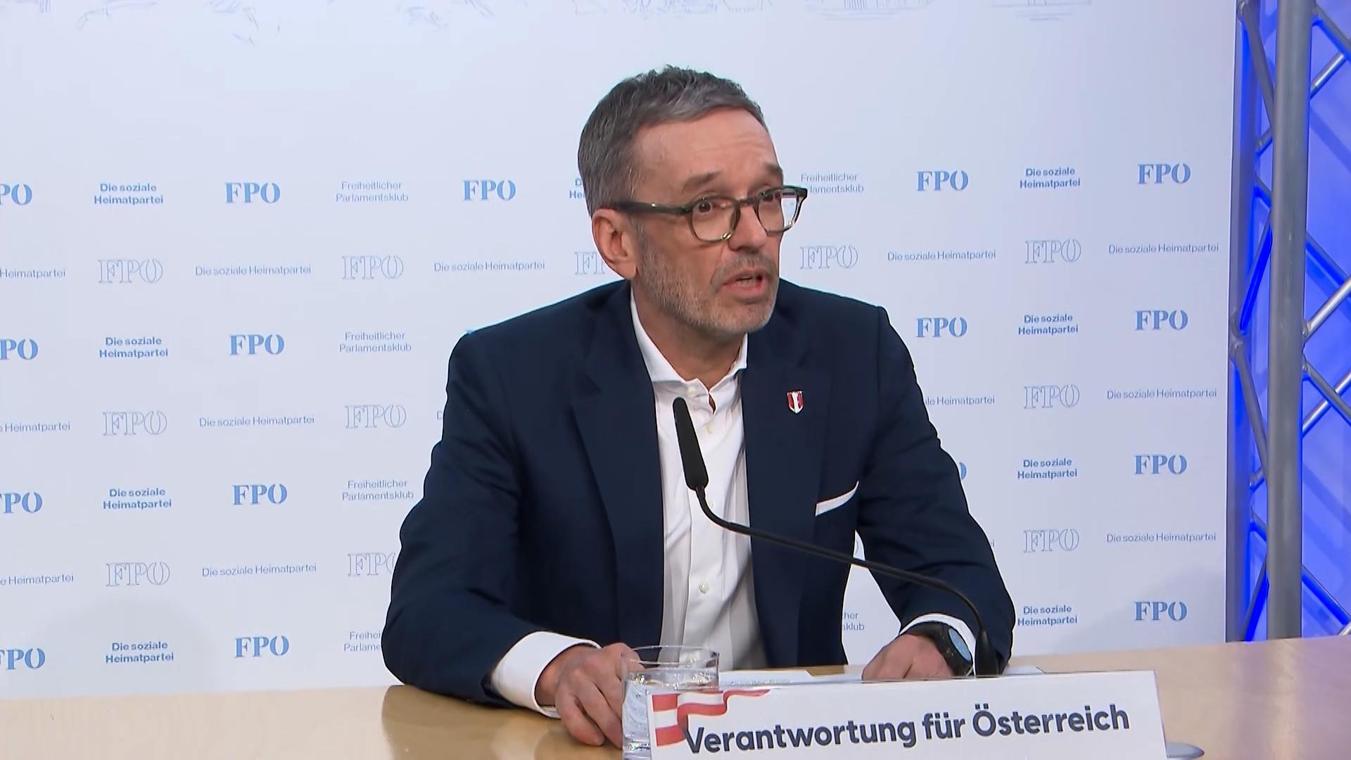 FPÖ-Chef Herbert Kickl