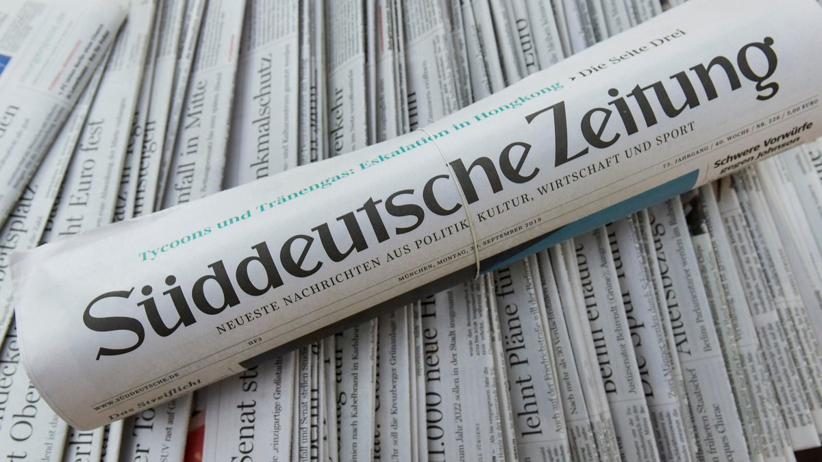Eine Ausgabe der Süddeutschen Zeitung