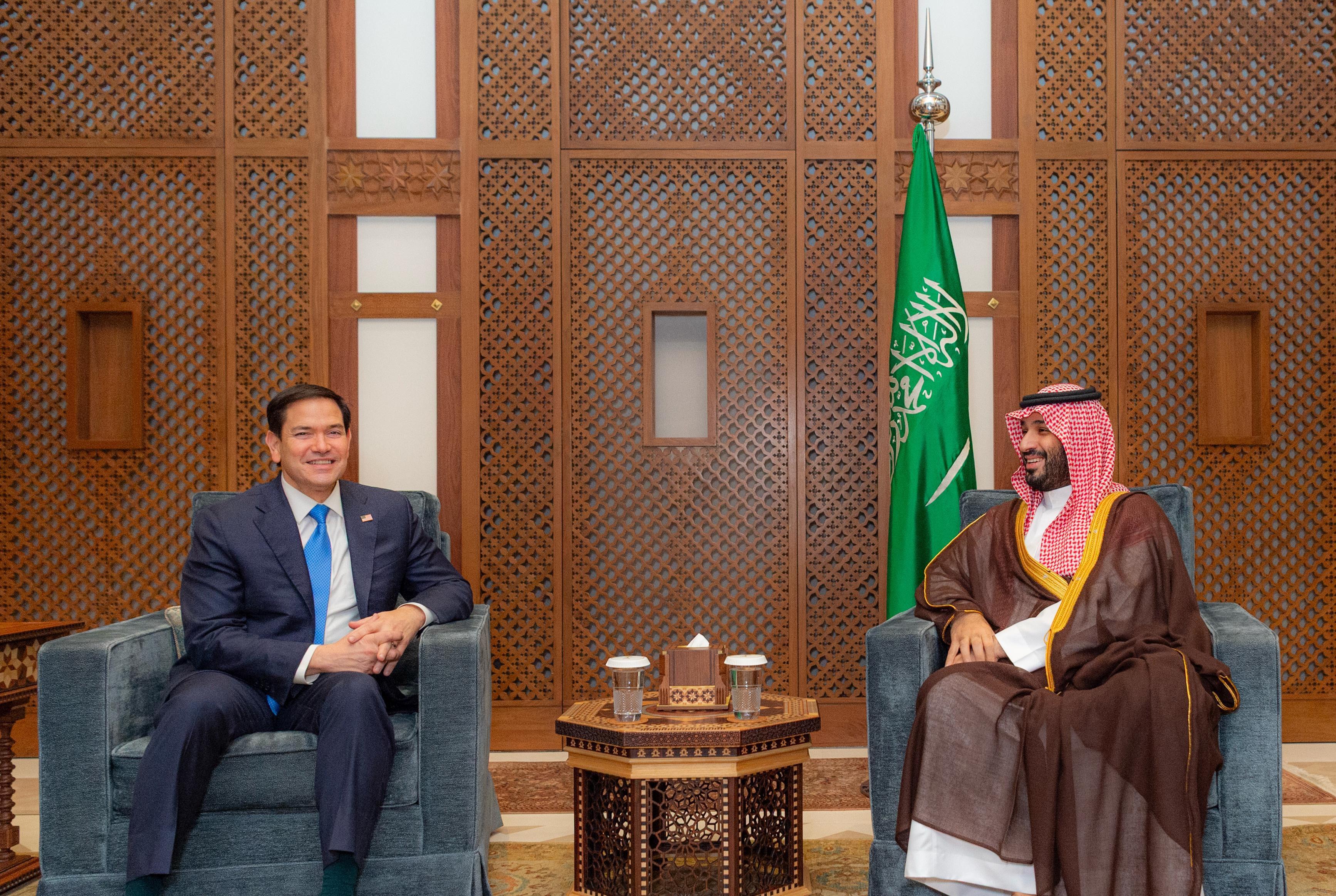 Marco Rubio und Mohammed bin Salman Al Saud