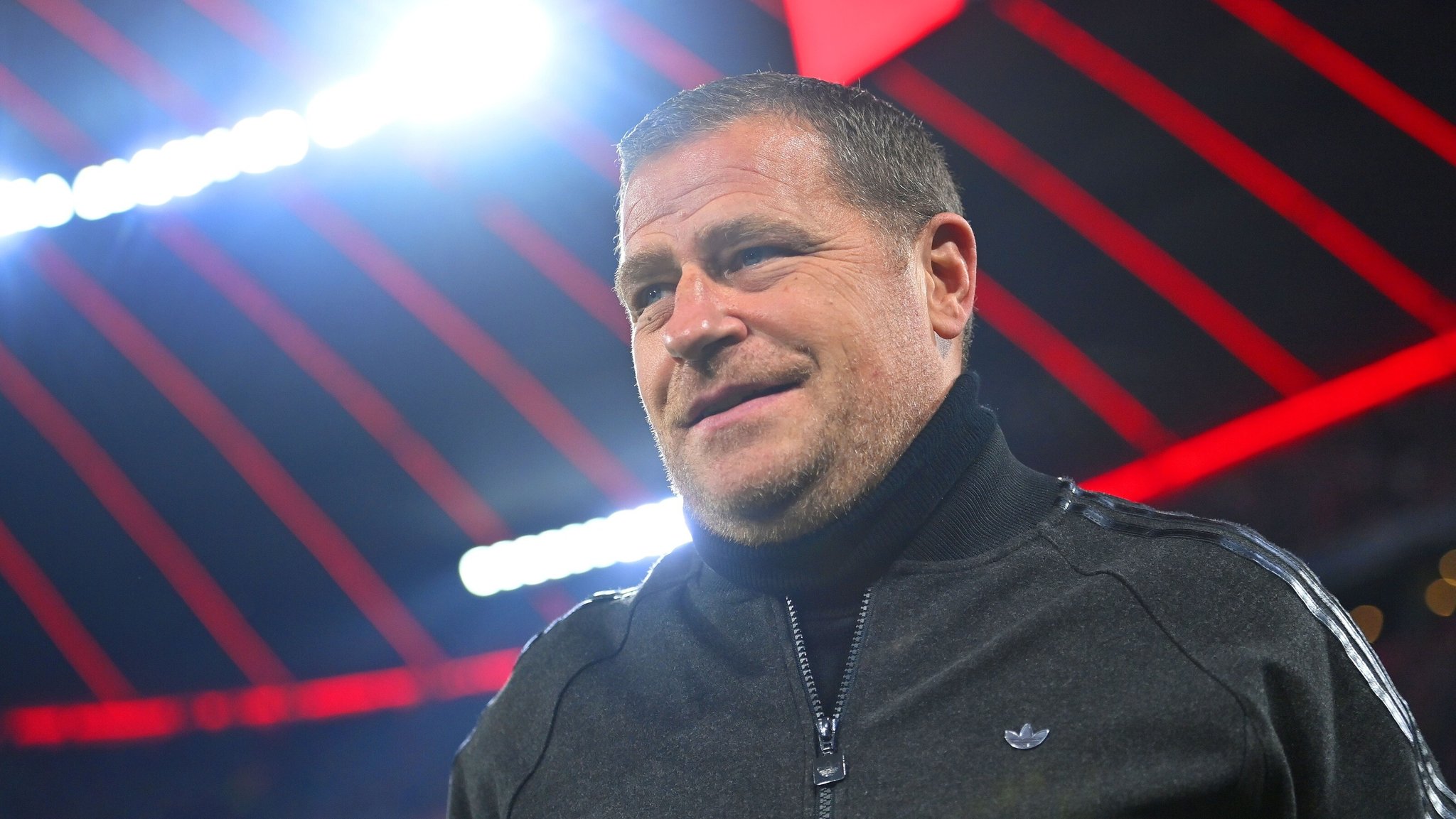 Ein zufriedener Max Eberl nach dem CL-Erfolg | Bild: picture alliance / Frank Hoermann / SVEN SIMON Ein zufriedener Max Eberl nach dem CL-Erfolg