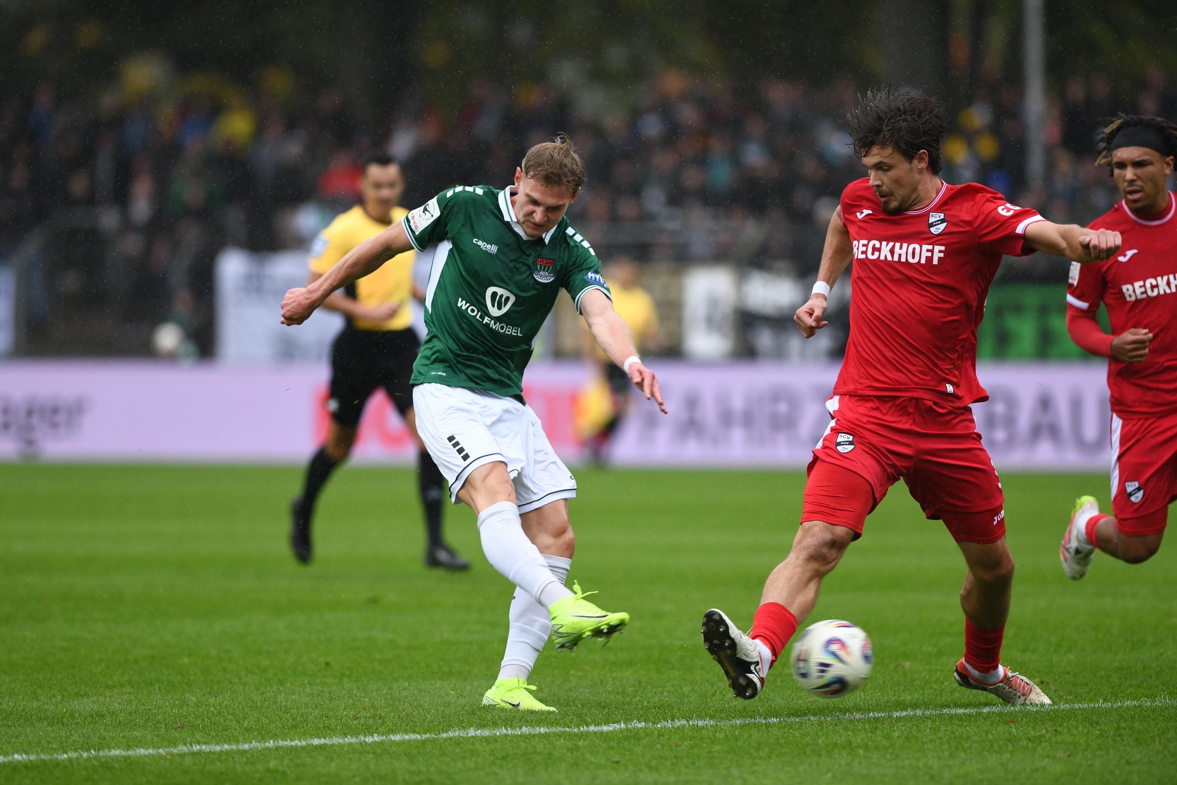 Spielszene 1. FC Schweinfurt 05 - SC Verl
