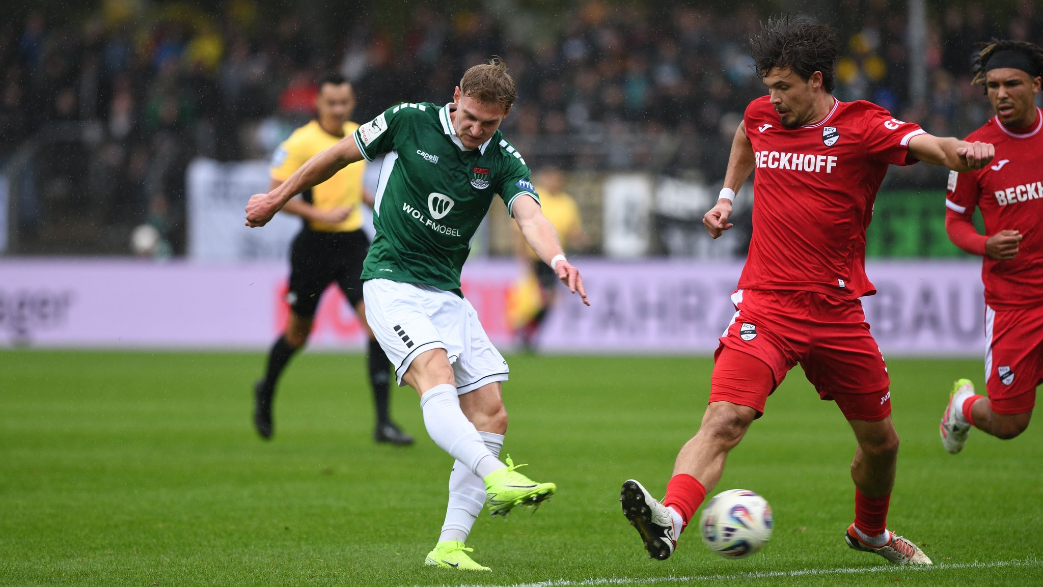 Spielszene 1. FC Schweinfurt 05 - SC Verl
