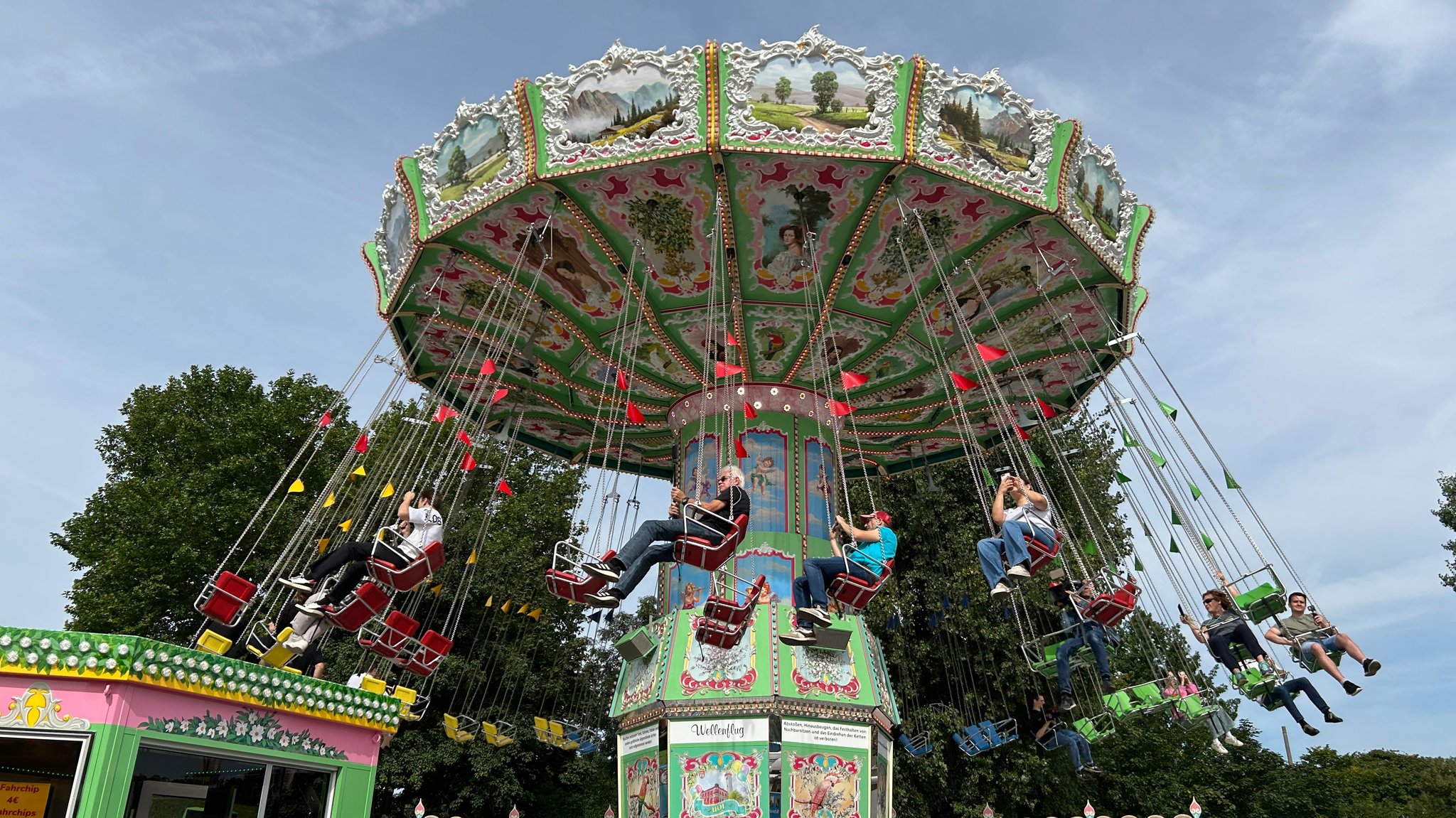 Kettenkarussell auf dem Nürnberger Herbstvolksfest