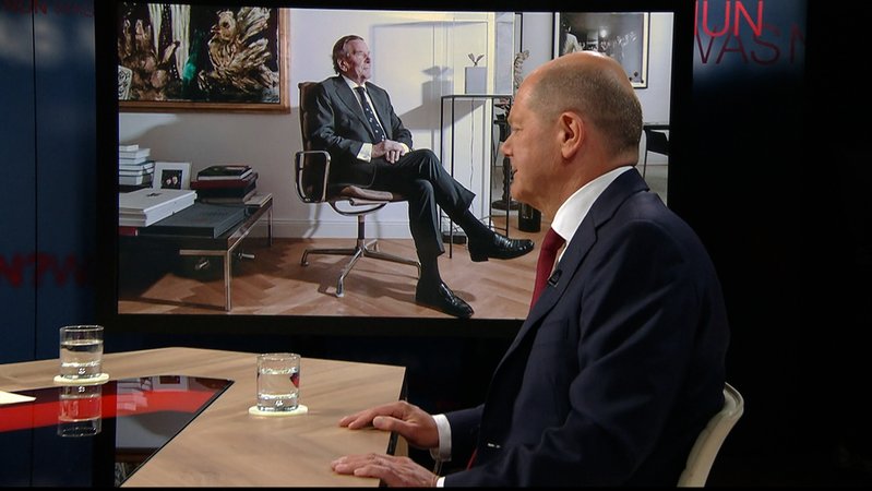 Bundeskanzler Scholz in der ZDF-Sendung "Was nun, Herr Scholz"