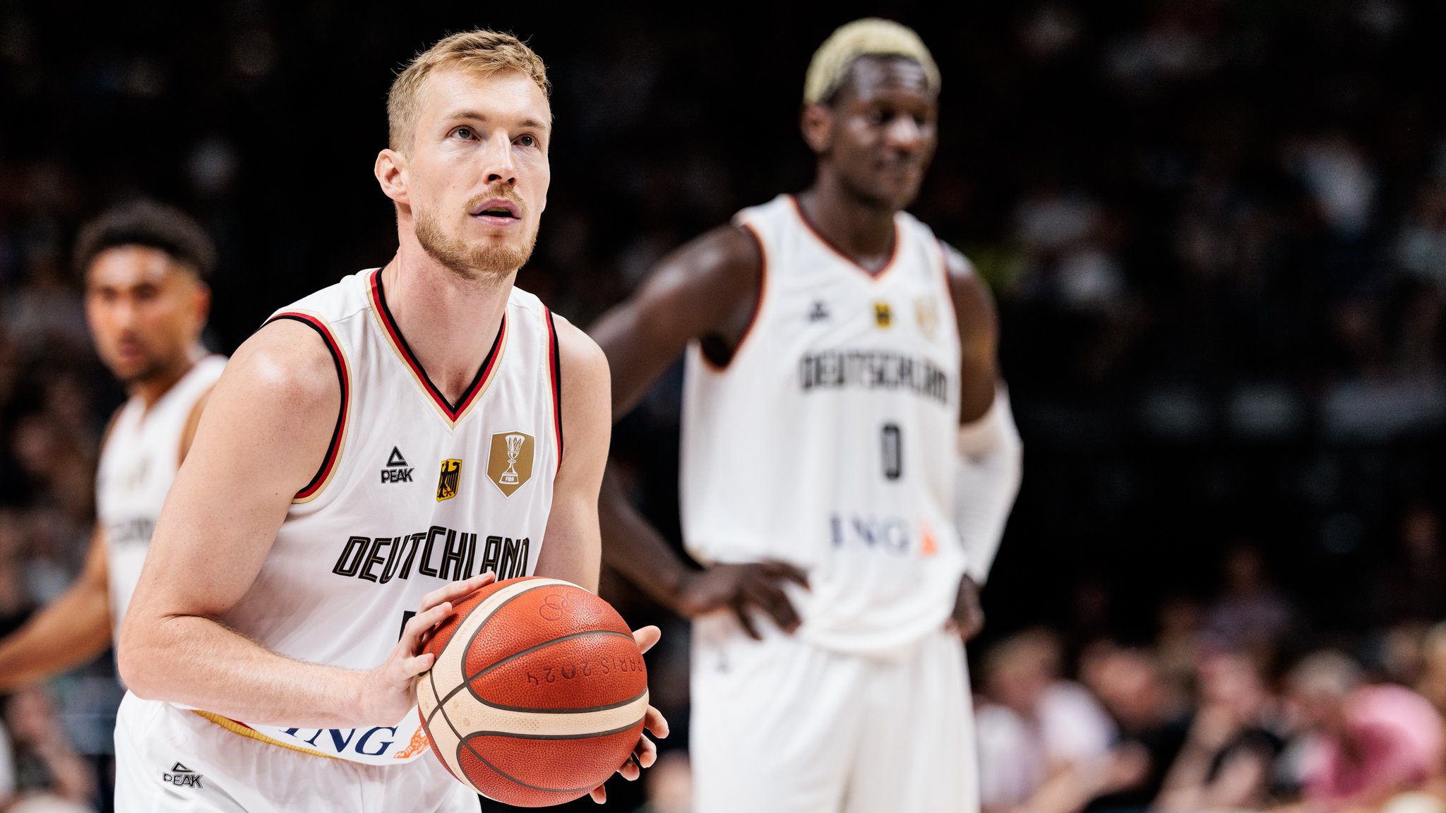 Niels Giffey im Trikot der deutschen Nationalmannschaft