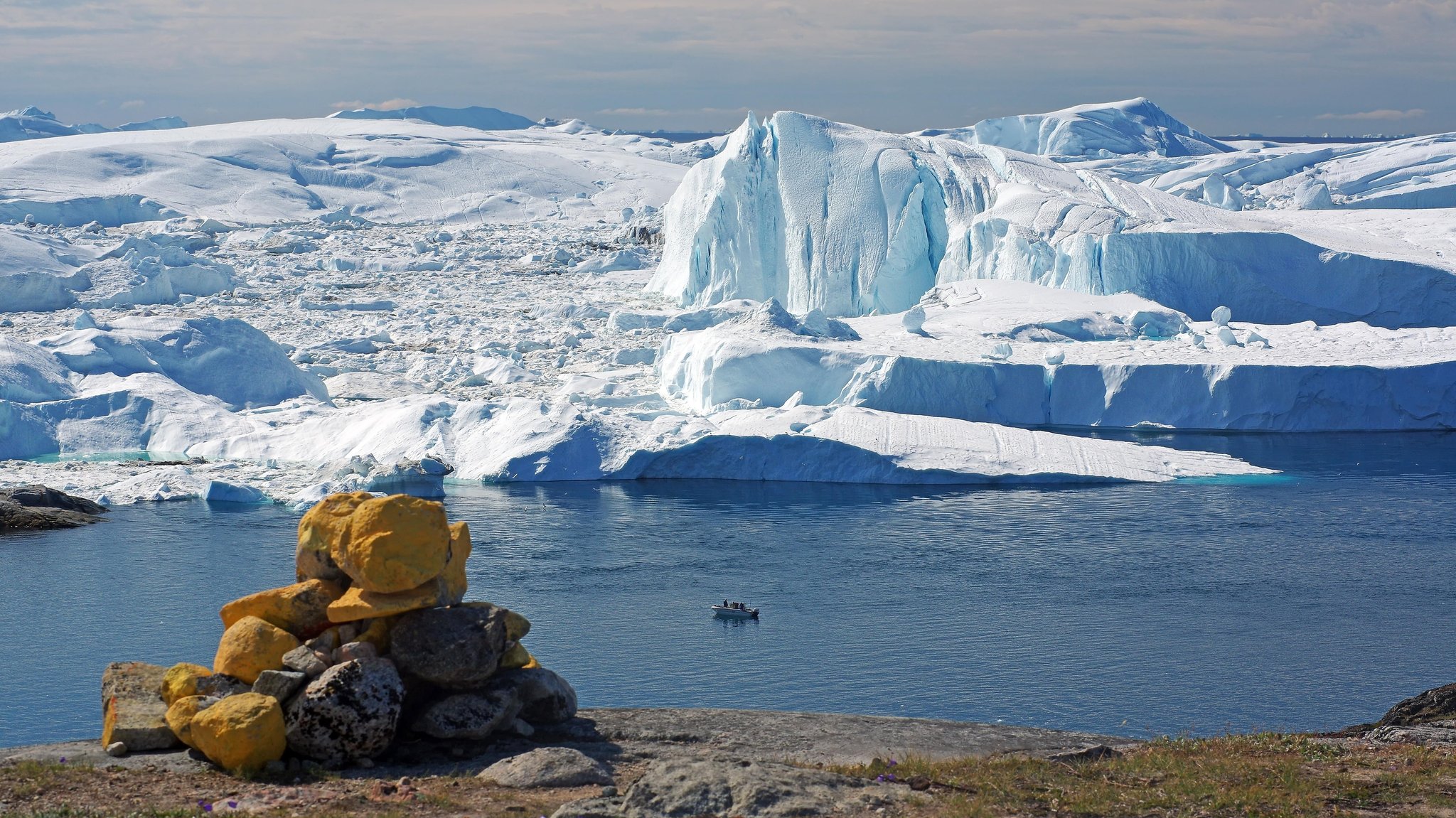 Diskobucht, Sermermuit, Ilulissat, Grönland | Bild: picture alliance / imageBROKER | Reinhard Pantke Diskobucht, Sermermuit, Ilulissat, Grönland