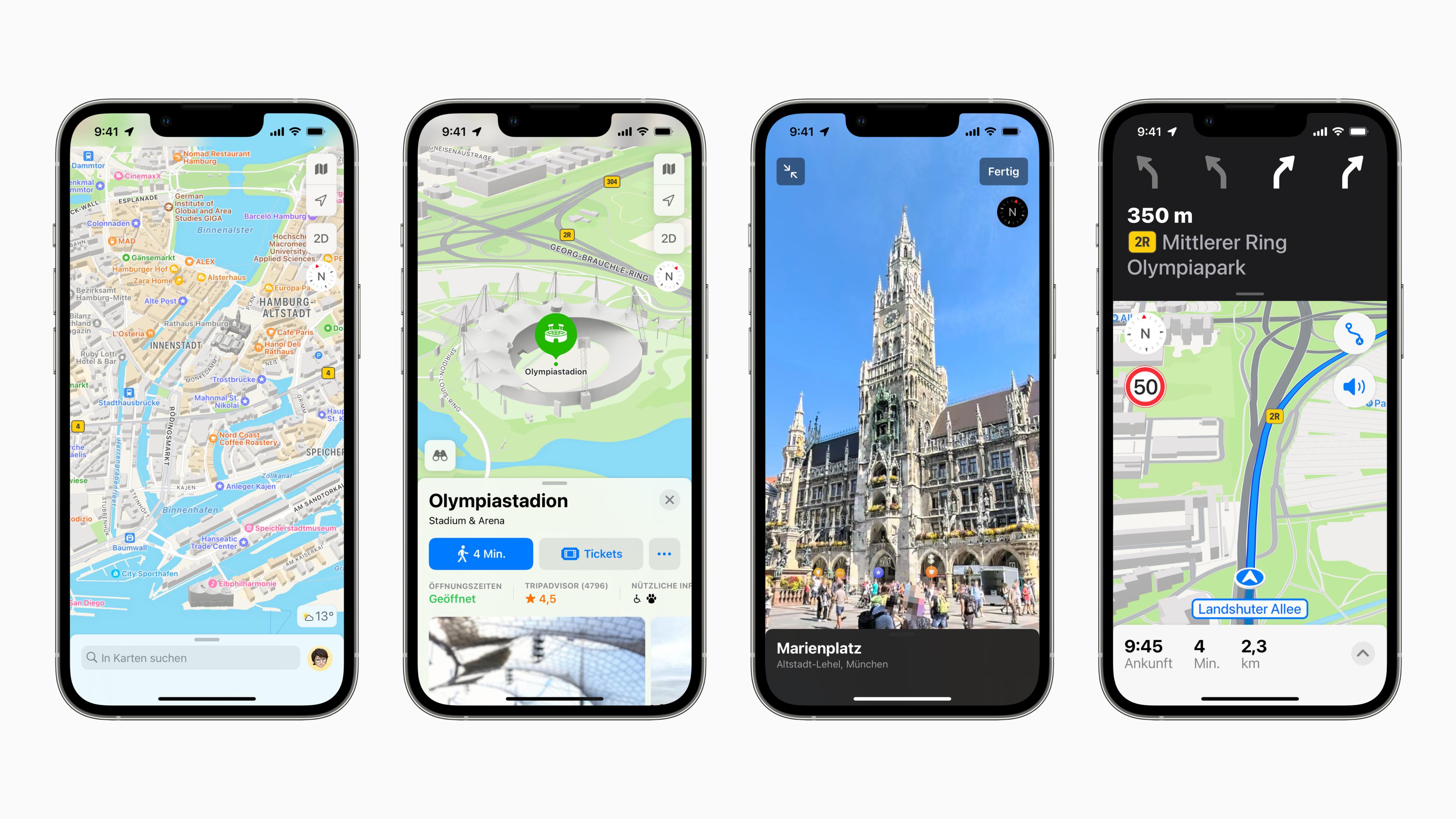 Hier sind die Autos von Apples neuem Kartendienst unterwegs BR24