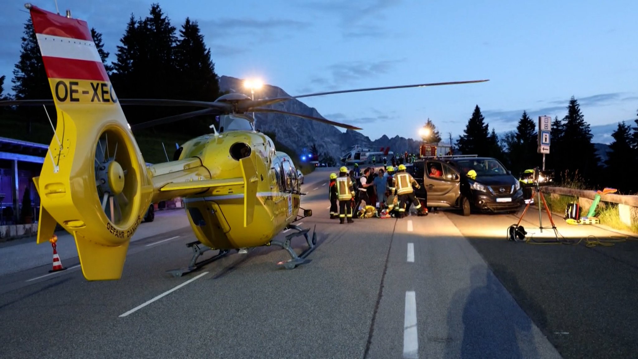 Tödlicher Motorradunfall in Berchtesgaden: Einsatzkräfte vor Ort