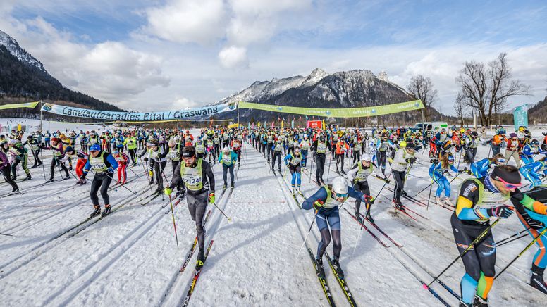 Deutschlands größtes Langlaufevent hat im Naturpark Ammergauer Alpen eine feste Tradition | Bild:Sebastian Schulte 