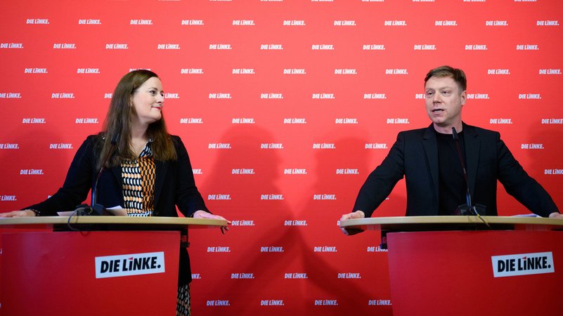 Die Linke ist zu ihrem Bundesparteitag in Augsburg zusammengekommen. 