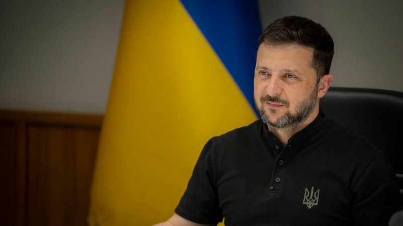 Der ukrainische Präsident Selenskyj | Bild: Ukraine Presidency/Ukrainian Pre/Planet Pix via ZUMA Press Wire Der ukrainische Präsident Selenskyj