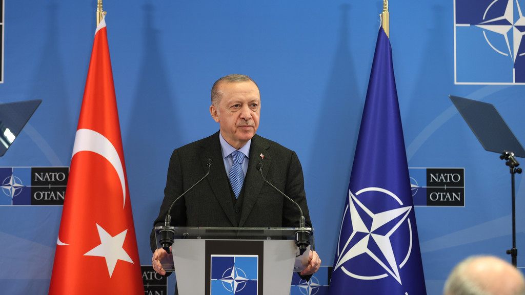 Archivbild: 23.3.22. Erdogan bei einem Nato-Treffen 