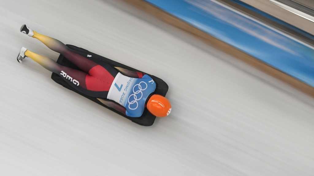 Peking 2022 - Skeleton | Bild: dpa-Bildfunk/Robert Michael Peking 2022 - Skeleton