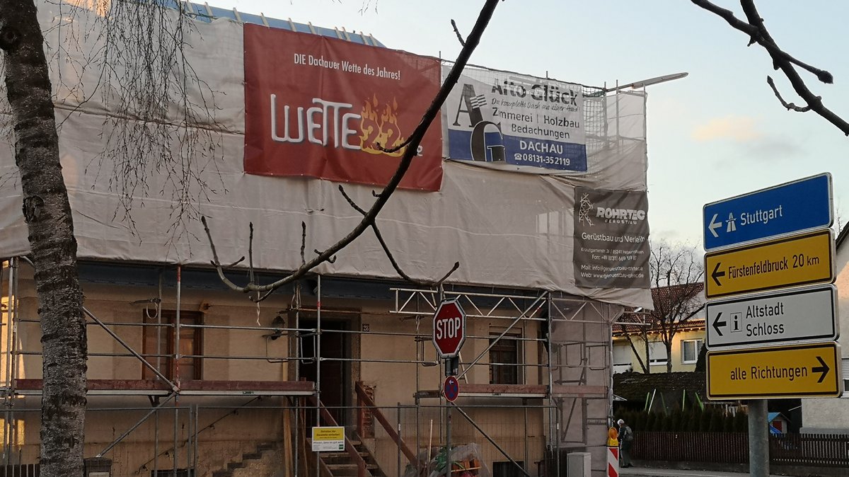 Gute Werbestrategie: Überall tauchten im Stadtgebiet plötzlich Plakate mit "Wette22" auf.