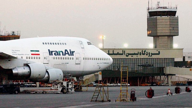 Flughafen Teheran, Archivbild | Bild: picture alliance / AP Photo | Hasan Sarbakhshian Flughafen Teheran, Archivbild