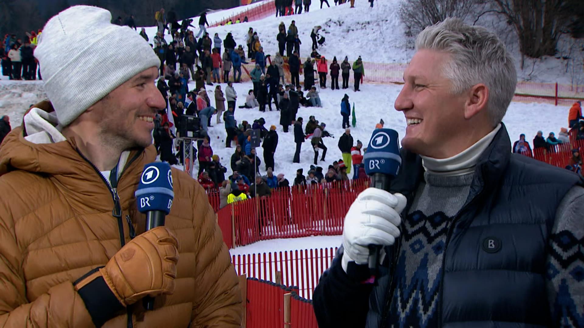 Felix Neureuther und Bastian Schweinsteiger