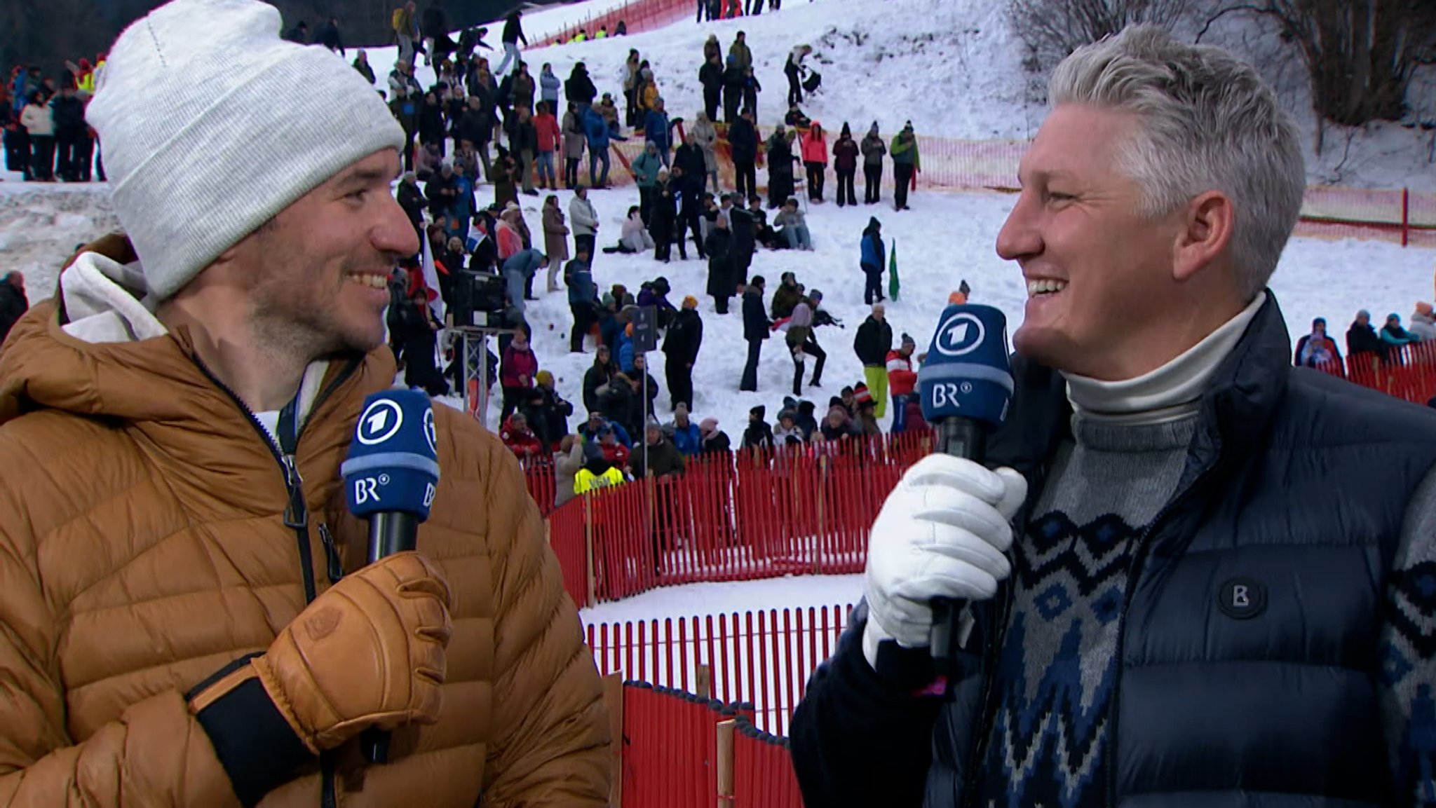 Felix Neureuther und Bastian Schweinsteiger | Bild: ARD Felix Neureuther und Bastian Schweinsteiger