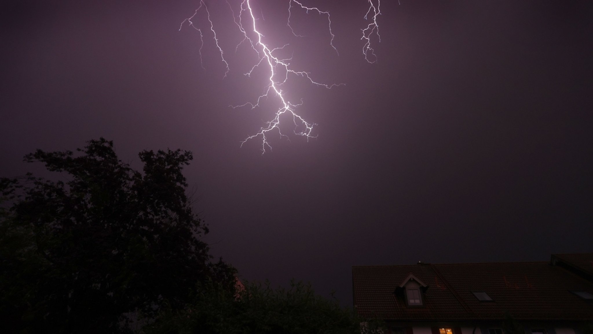 Gewitter: Die meisten Blitze deutschlandweit in Kaufbeuren