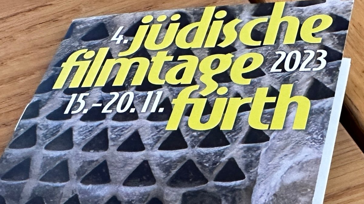 Ein Flyer der Jüdischen Filmtage Fürth 2023