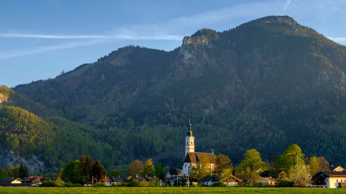 Der Große Riesenkopf bei Flintsbach im Landkreis Rosenheim