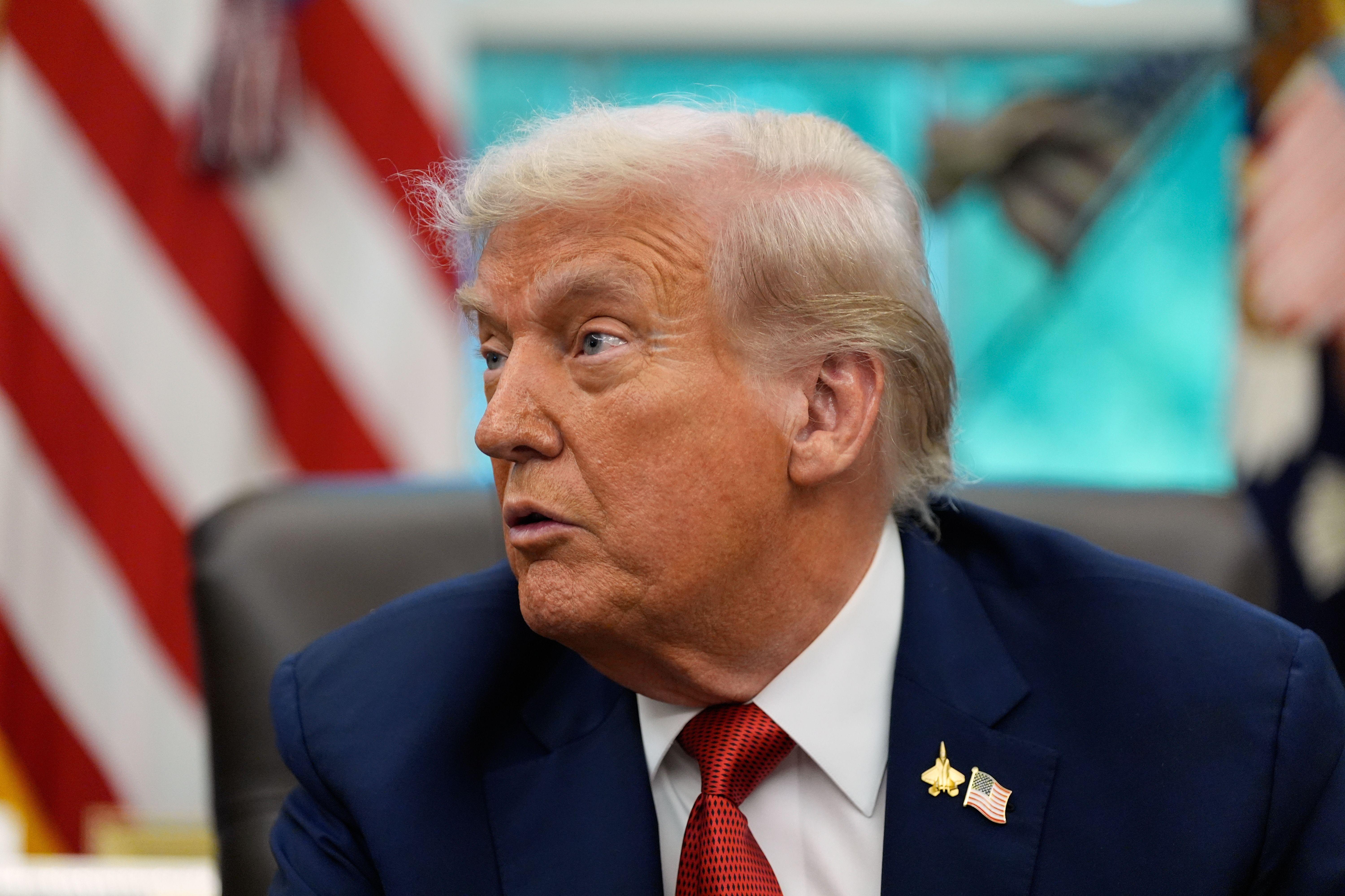 US-Präsident Donald Trump bezeichnet einem Sender zufolge den Krieg gegen den Iran als weitgehend entschieden. 