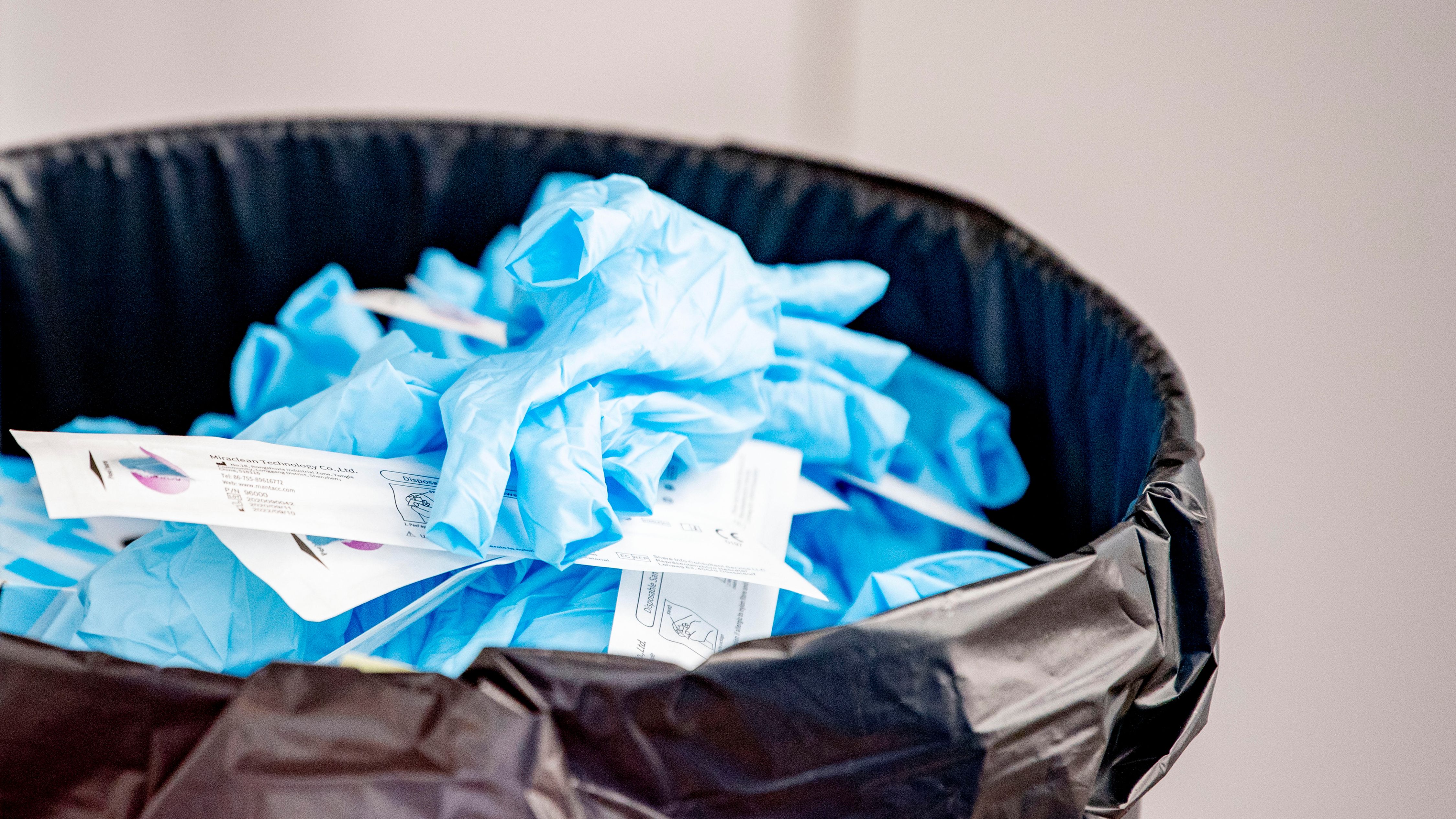 von CoronaSchnelltests Wohin mit dem Müll