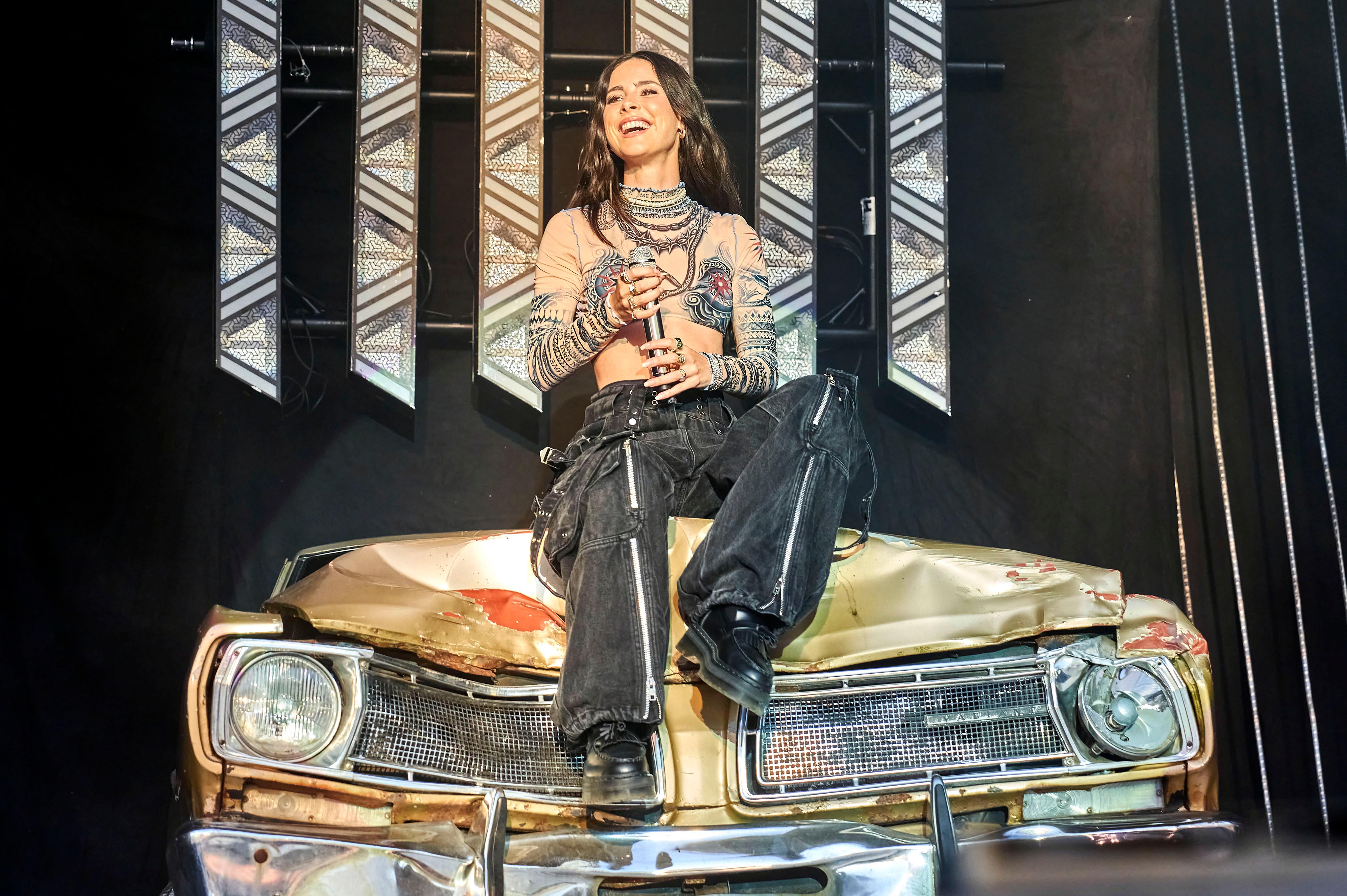 Lena Meyer-Landrut bei einem Konzert 