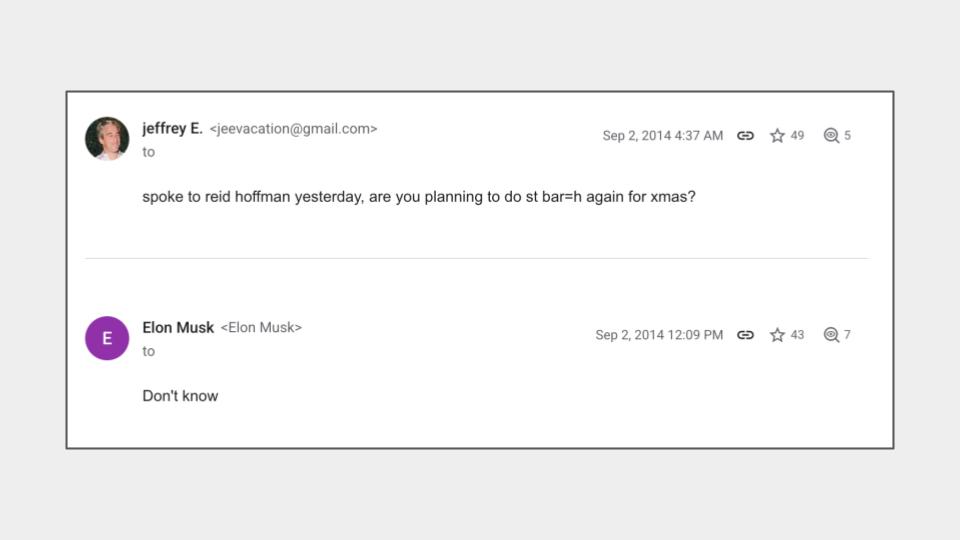 Auf "Jmail" kann man Emails durchsuchen wie Epstein