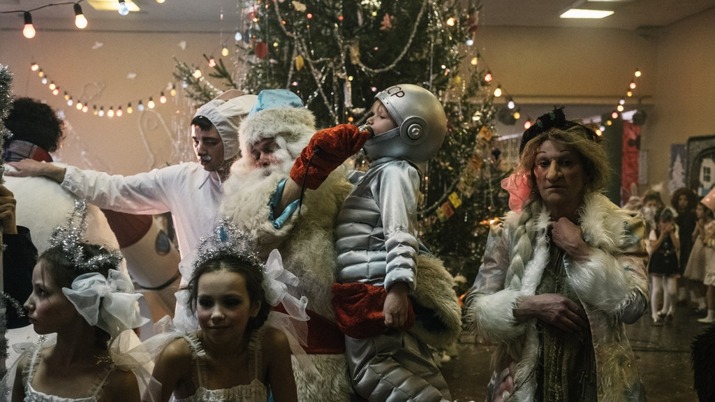 Eine weihnachtsfeier im postsowjetischen Russland