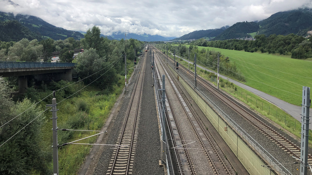 Viergleisiger Ausbau in Tirol.