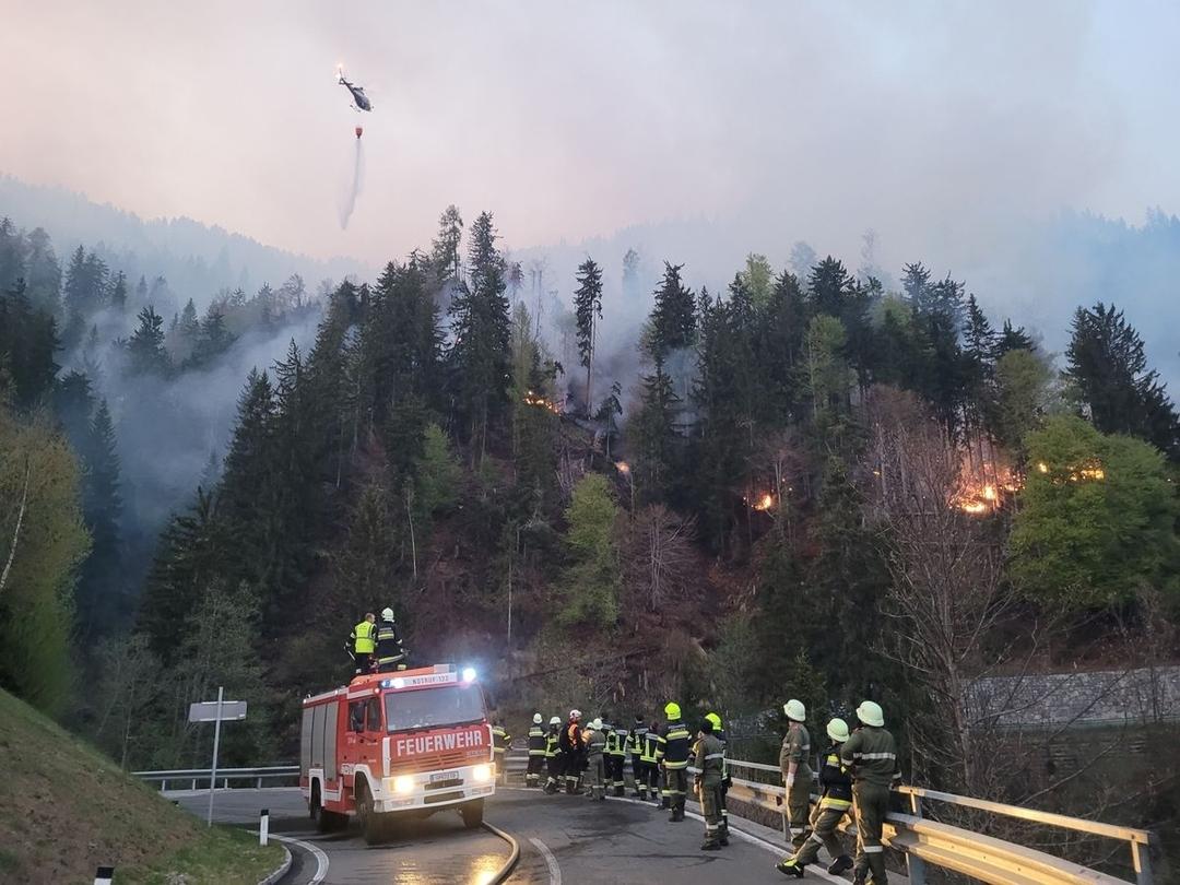 Feuerwehreinsatz im Kärtner Lesachtal