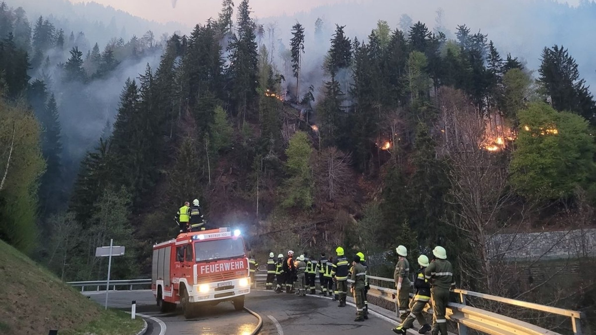 Feuerwehreinsatz im Kärtner Lesachtal