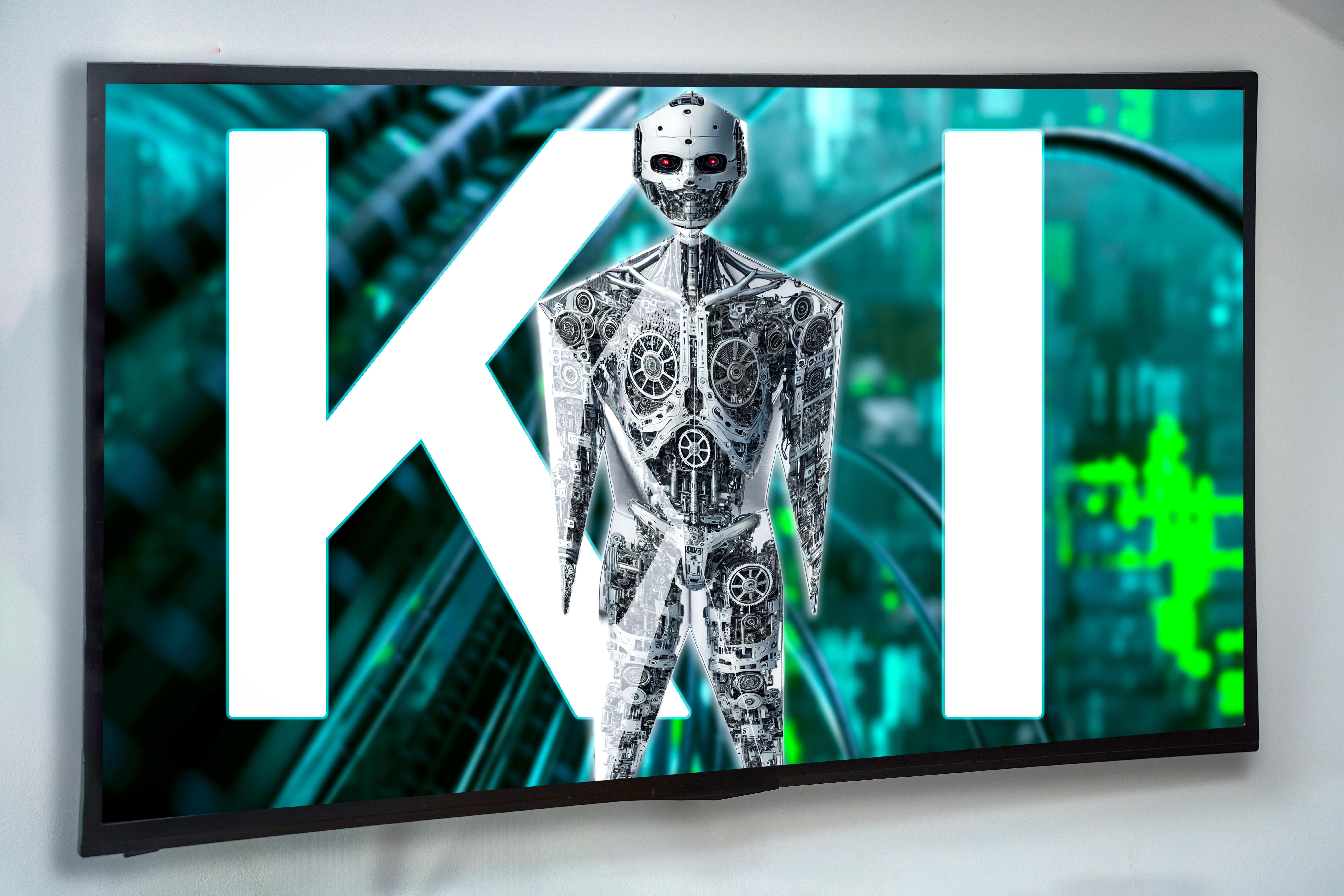 Ein KI-Wesen nimmt den kompletten Bildschirm ein.