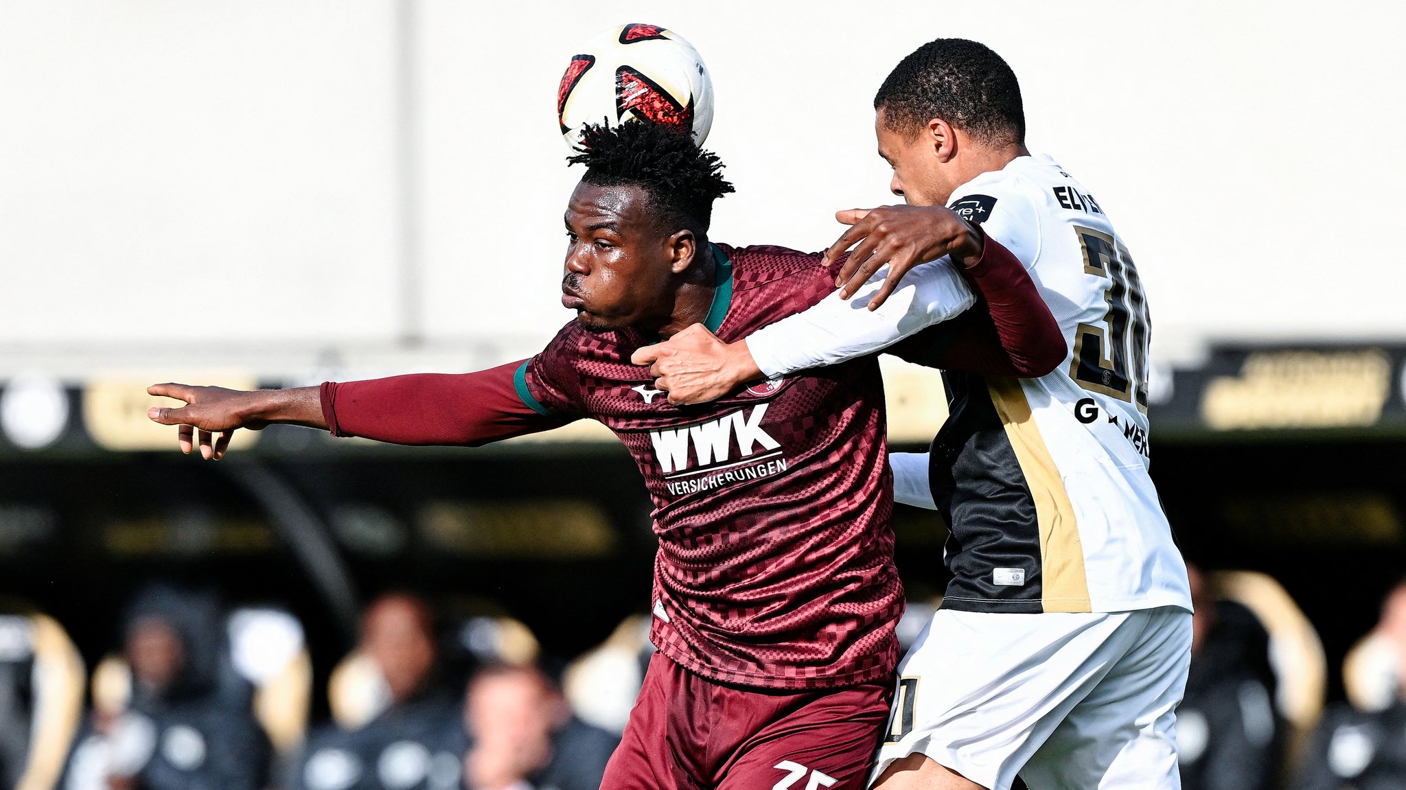 Spielszene SV Elversberg - FC Augsburg