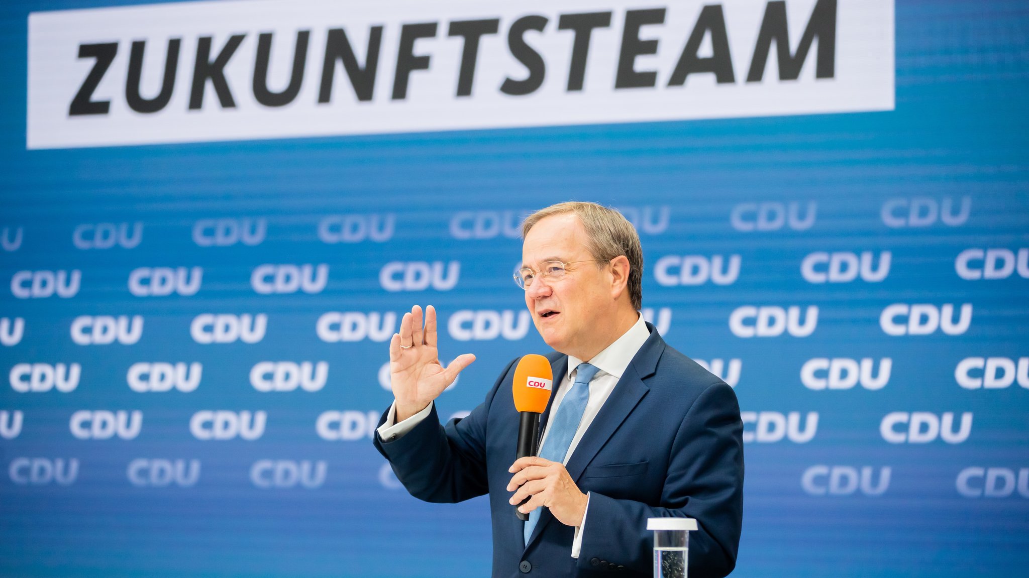 3. September 2021: Armin Laschet stellt sein "Zukunftsteam" vor. 