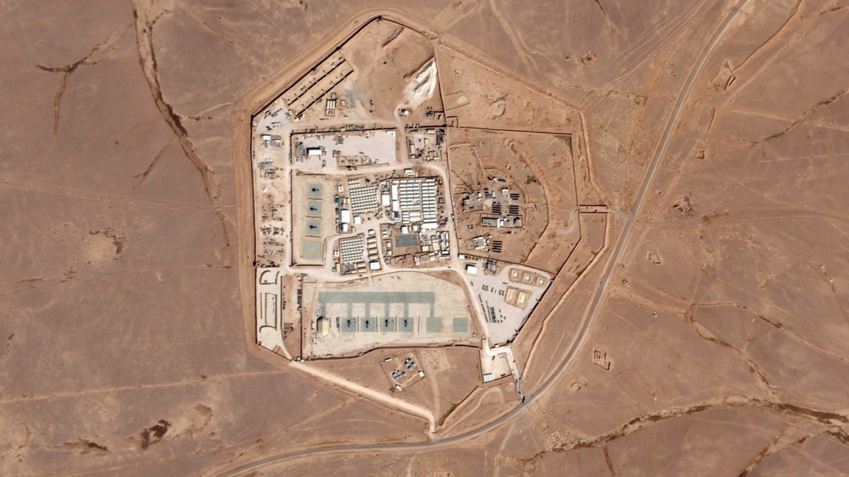 Militärbasis im Nordosten Jordaniens
