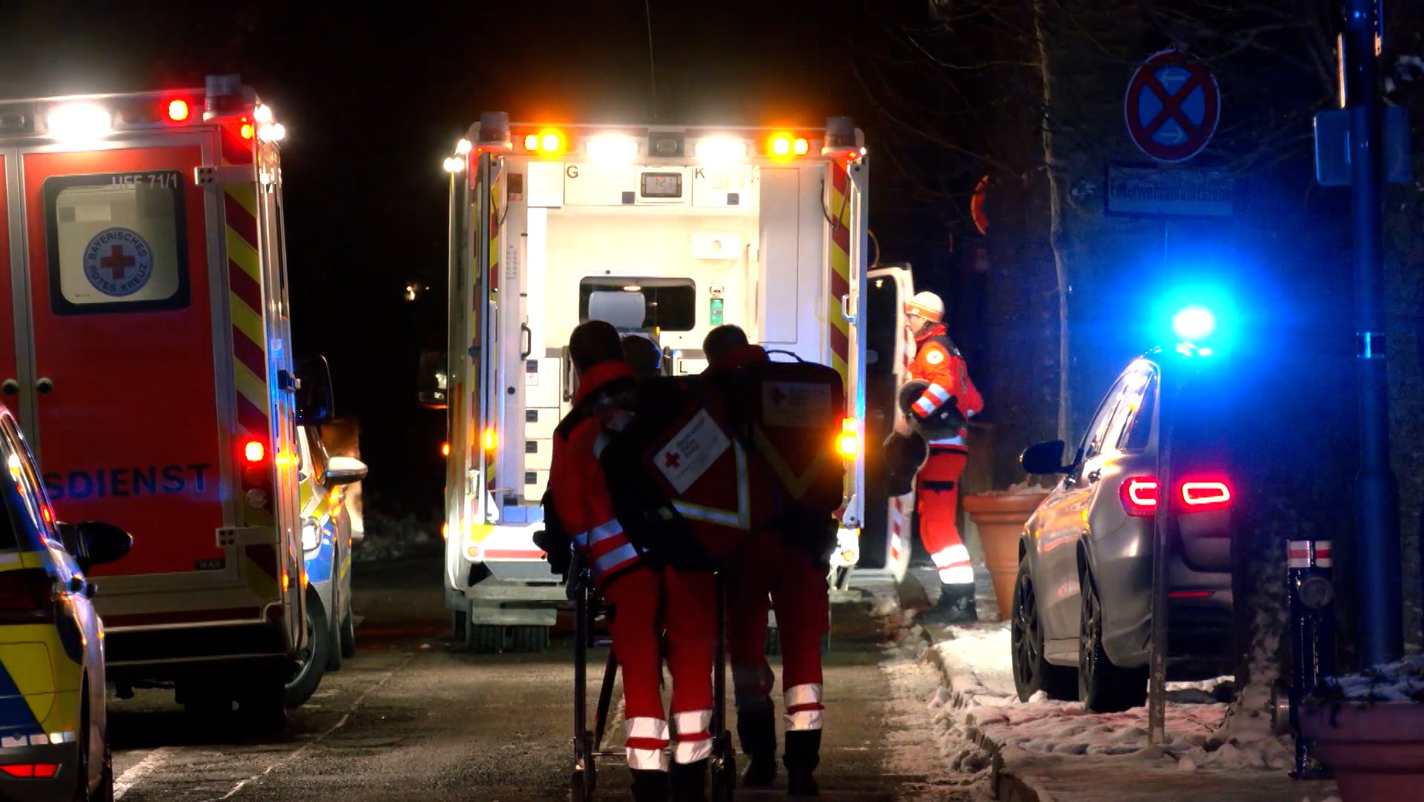 Verletzte bei Feuer in Frankenland-Klinik 