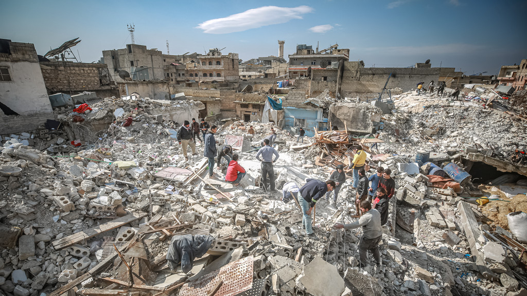 Idlib nach dem Erdbeben