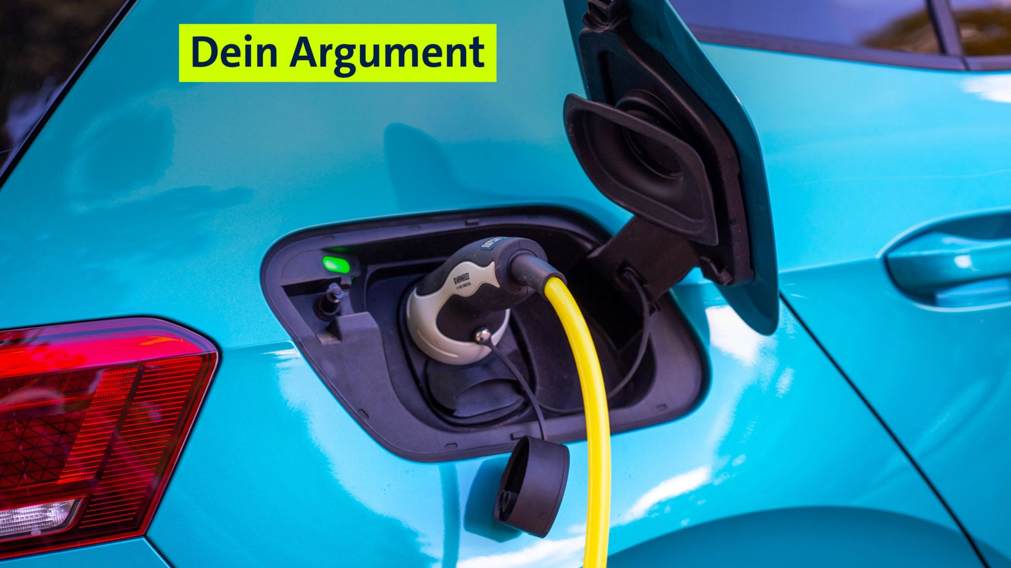 Elektroauto wird geladen