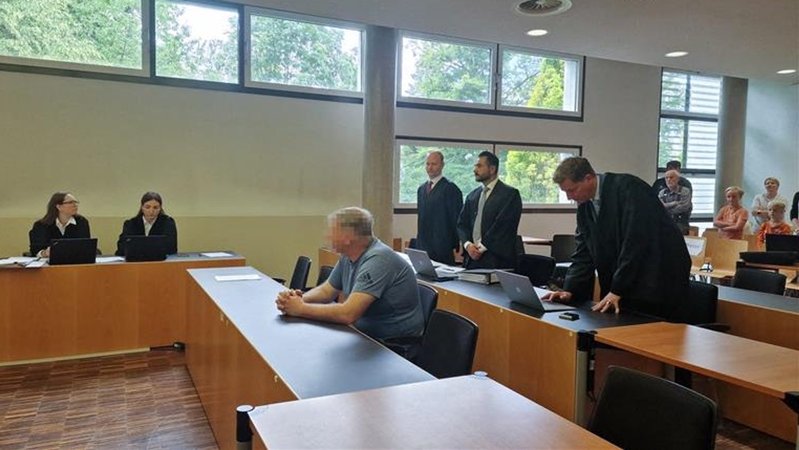 Ein Mann vor Gericht. | Bild: BR/Eva Heime Ein Mann vor Gericht.