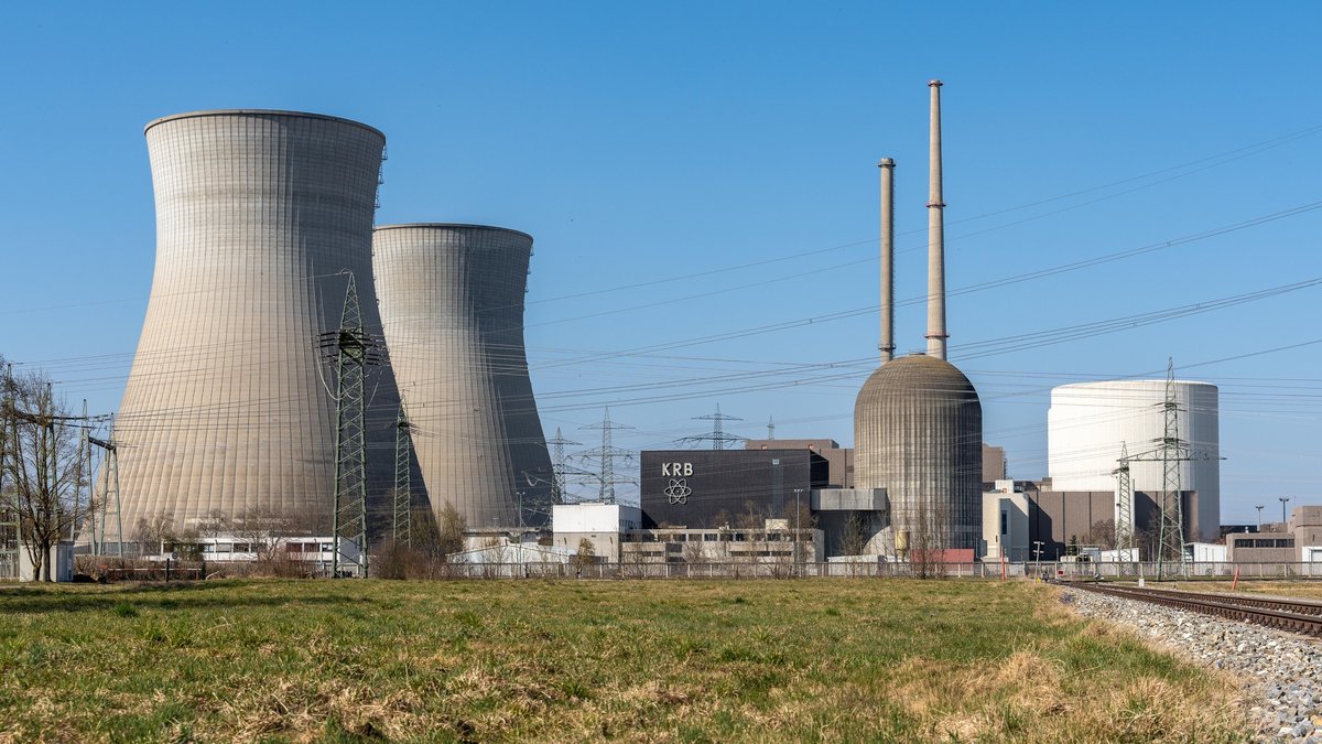 Das stillgelegte Kernkraftwerk Gundremmingen im März 2022
