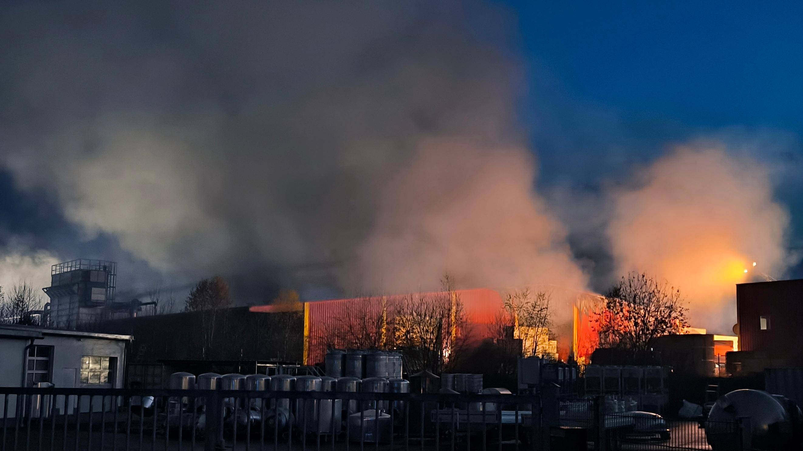 Brand in dem Hobelwerk in Pressath. 