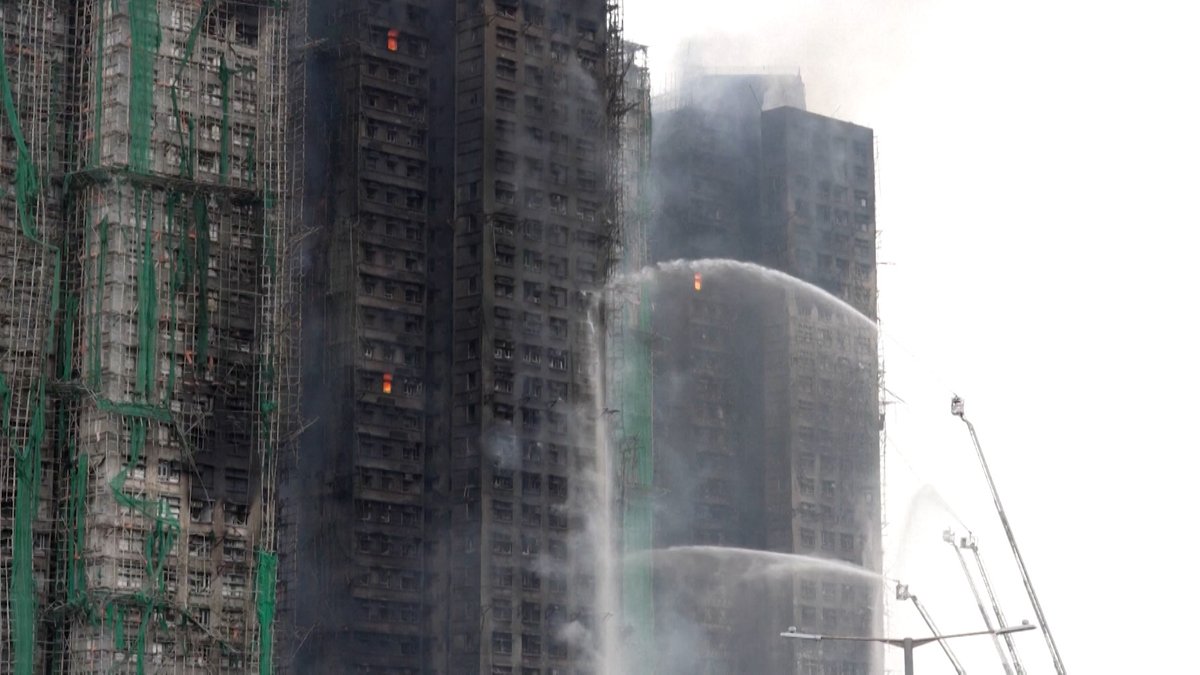 Mittlerweile 55 Tote bei Hochhaus-Inferno in Hongkong