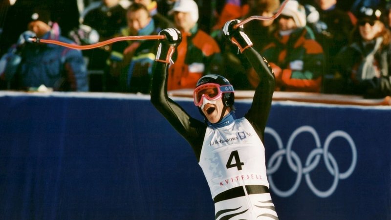 Goldjubel Markus Wasmeier 1994 in Lillehammer 